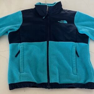 Girl’s North Face Teal Coat Size Small (7/8)